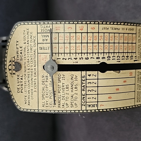 Vintage 1930 - 1940 IDL Deluxe Thrufty Postal Scale - Picture 2 of 5